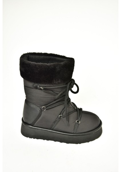 T476383004 Siyah Kumaş Kar Botu
