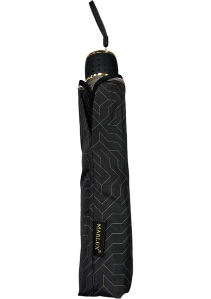 Siyah Çizgi Desenli Yarasa Model Manuel Şemsiye 709823 modelleri