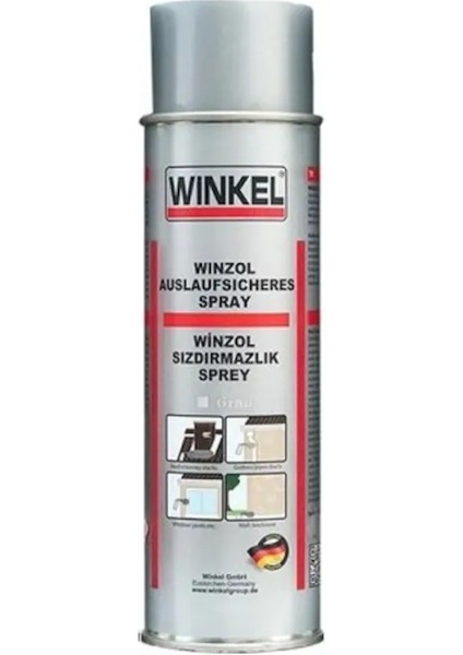 Winzol Su Geçirmez Sızdırmazlık Sprey Gri 500 ml