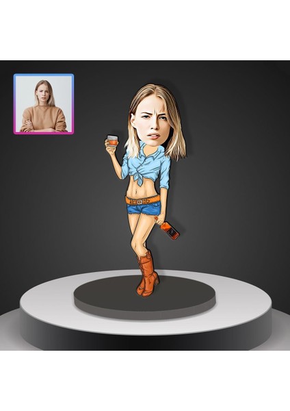 Kişiye Özel Karikatür Tasarım Biblo 96959