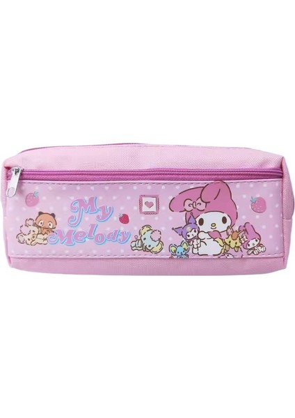 Kalem Çantası Kuromi Melody Büyük Kapasiteli, Yüksek Değerli Karikatür Sevimli Kız Kalp Ilkokul Ortaokul Öğrencileri (Yurt Dışından)