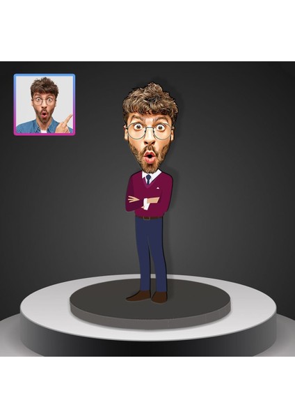 Kişiye Özel Karikatür Tasarım Biblo 97000