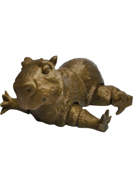 3D Hareketli Kapibara Oyuncak - Altın Kahve