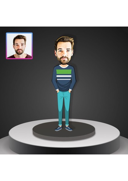 Kişiye Özel Karikatür Tasarım Biblo 96962