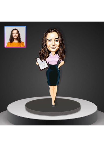 Kişiye Özel Karikatür Tasarım Biblo 97098