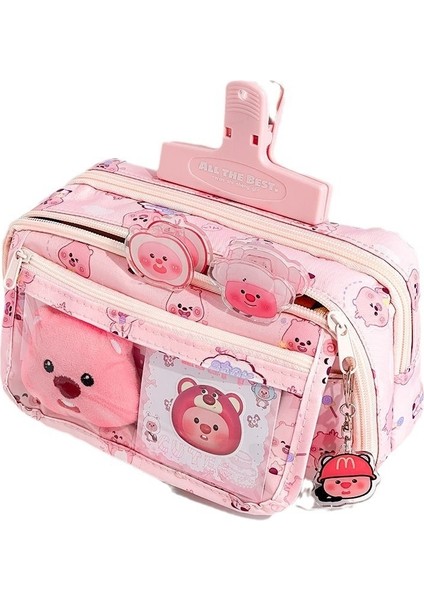 Yüksek Görünümlü, Leke Tutmaz Şeffaf Kalem Kutusu (Yurt Dışından)