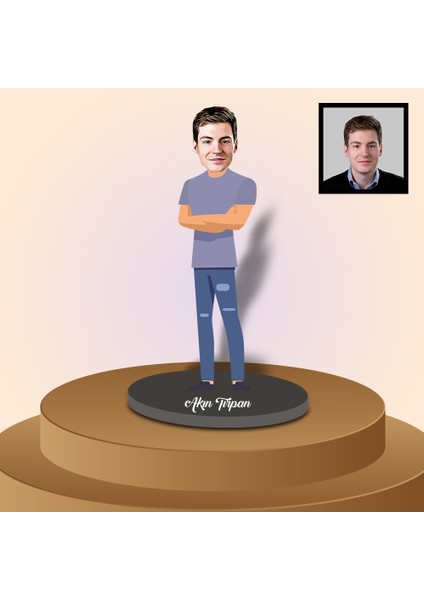 Kişiye Özel Karikatür Yakışıklım Biblo 91299