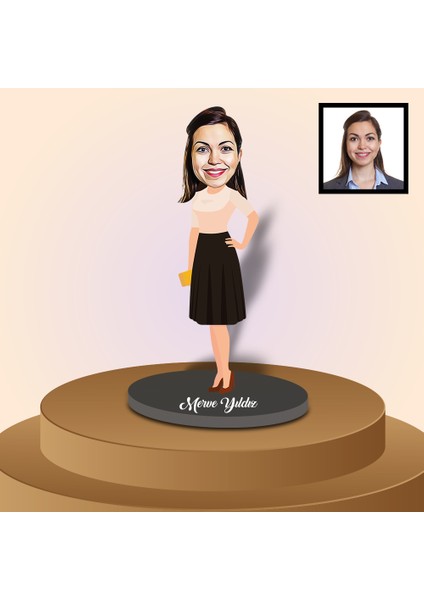 Kişiye Özel Karikatür Prenses Biblo 91292