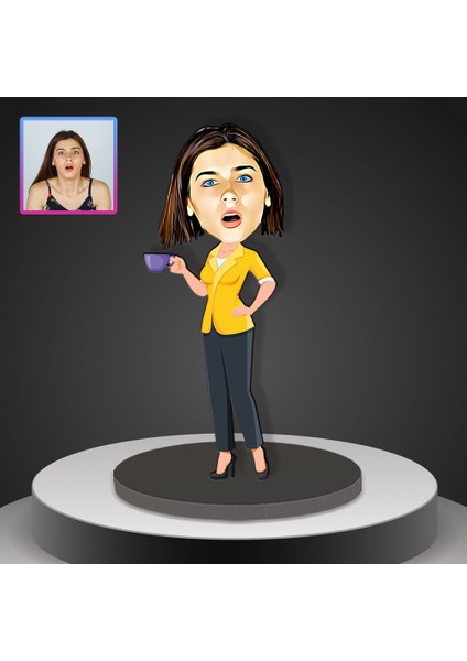 Kişiye Özel Karikatür Tasarım Biblo 97124