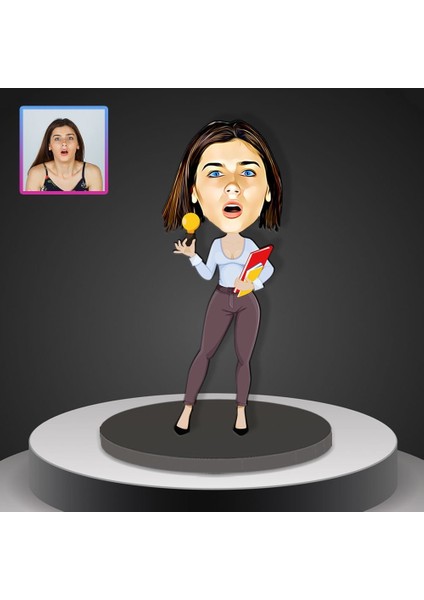 Kişiye Özel Karikatür Tasarım Biblo 97009