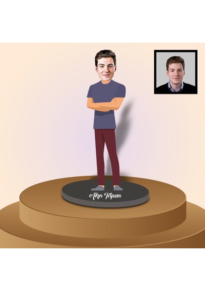 Kişiye Özel Karikatür Yakışıklım Biblo 91267