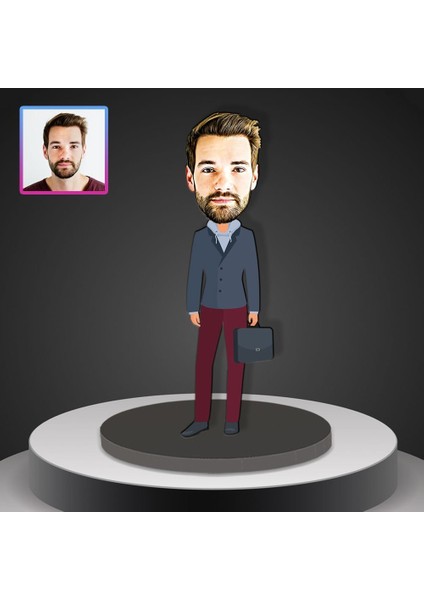 Kişiye Özel Karikatür Tasarım Biblo 96996