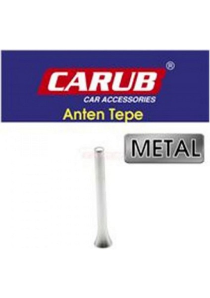 Anten Tepe Çubuk Metal Silver Universal 13