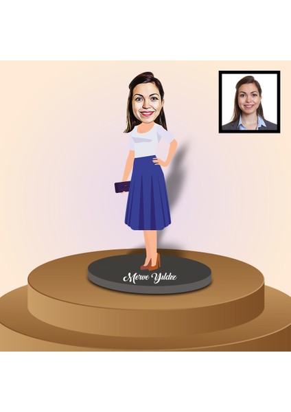 Kişiye Özel Karikatür Prenses Biblo 91280