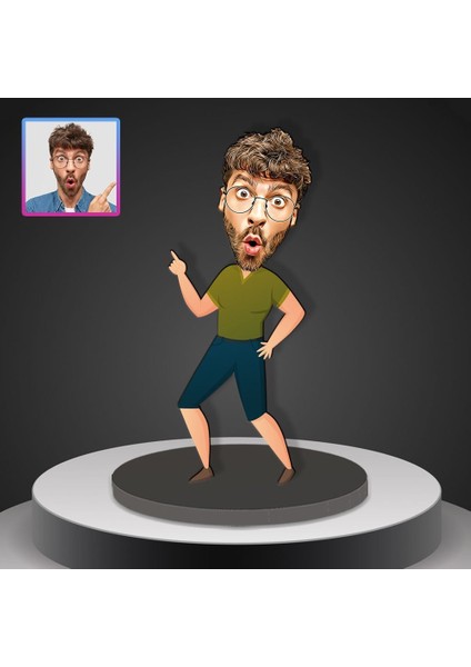 Kişiye Özel Karikatür Tasarım Biblo 97025