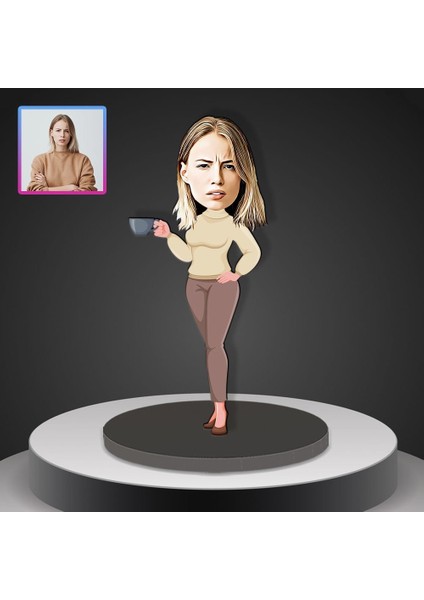 Kişiye Özel Karikatür Tasarım Biblo 97128