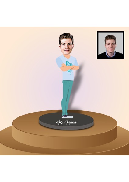 Kişiye Özel Sporcu Karikatür Biblo 91241