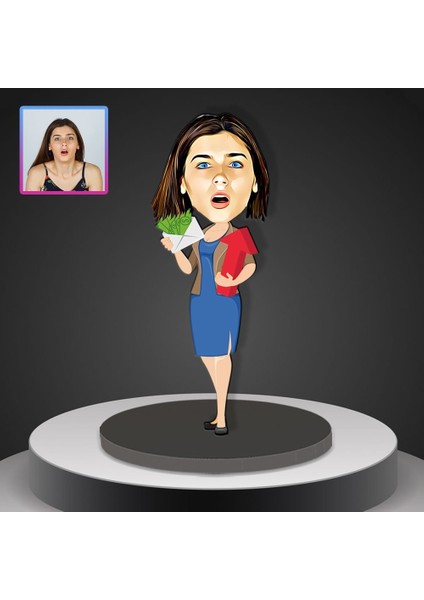 Kişiye Özel Karikatür Tasarım Biblo 97010