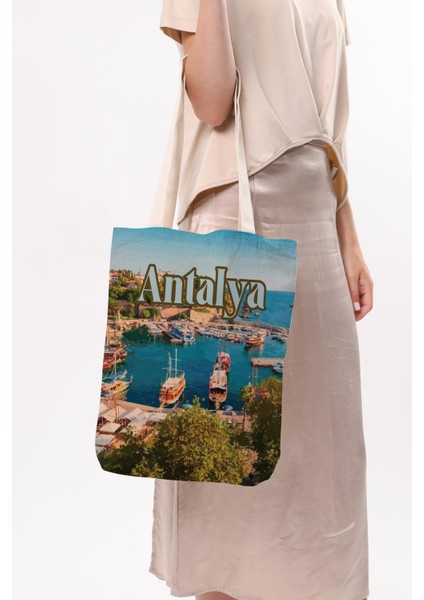 Kanvas Antalya Baskılı Bez Çanta indirimleri