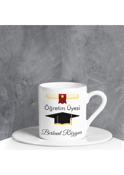 Kişiye Özel Öğretim Üyesi Türk Kahvesi Fincanı 90694