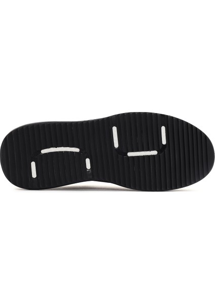 Erkek Siyah Bağcıklı Delikli Deri Sneaker 24WFD6425DI