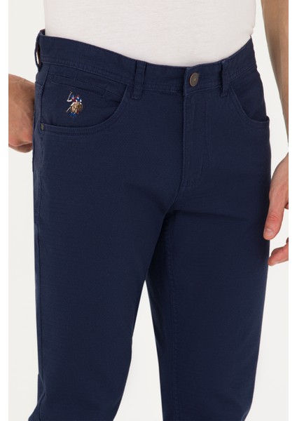 U.S. Polo Assn. Erkek Lacivert Pantolon (Kanvas-Chino) 50271484-VR033