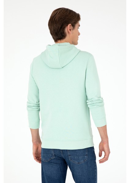 Erkek Su Yeşili Sweatshirt 50295176-VR048