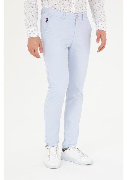 Erkek Açık Mavi Pantolon (Kanvas-Chino) 50286013-VR003
