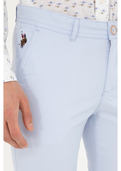 Erkek Açık Mavi Pantolon (Kanvas-Chino) 50286013-VR003