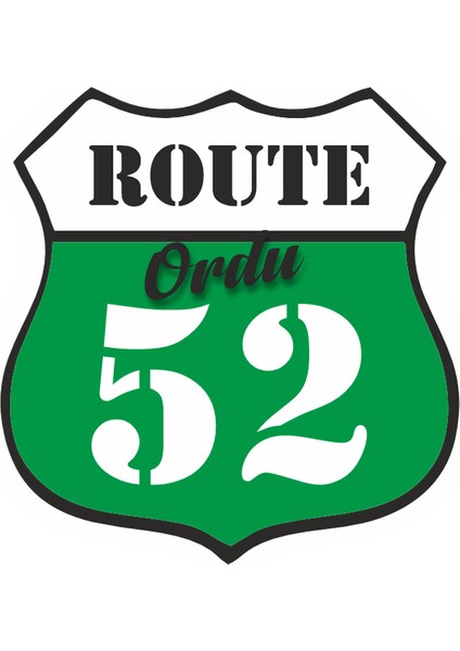 52 Ordu Sticker 10X10 Cmrenkli Sticker