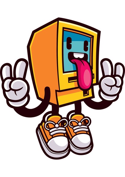 Tv Sticker 10X10 Cmrenkli Sticker