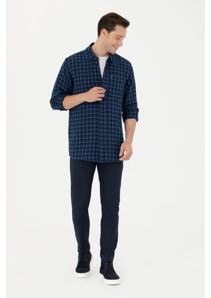 Erkek Mavi Gömlek Jean 50272608-DN0022 fırsatları