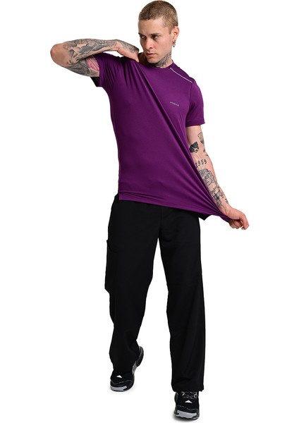Conforto 3 Erkek Mor Koşu T-Shirt 24KE013-MOR modelleri