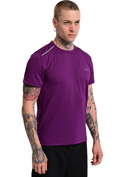 Conforto 3 Erkek Mor Koşu T-Shirt 24KE013-MOR fırsatları