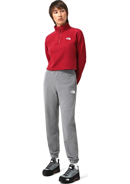 Glacier Cropped Kadın Kırmızı Outdoor Polar Nf0a855n1ıx1 modelleri