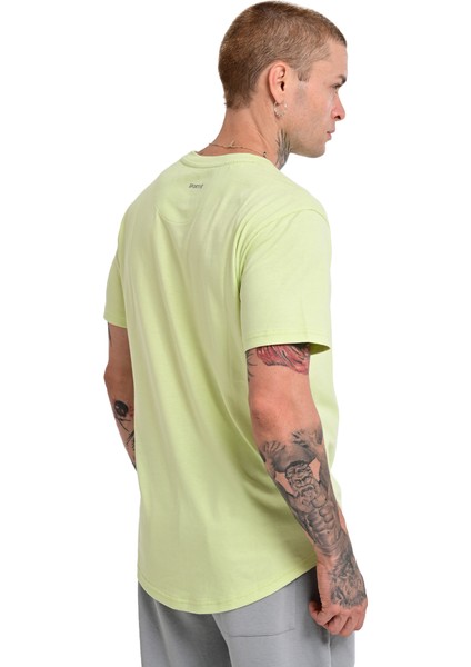 Ognian2 Erkek Yeşil Günlük Stil T-Shirt 24KE004-YSL fiyatları