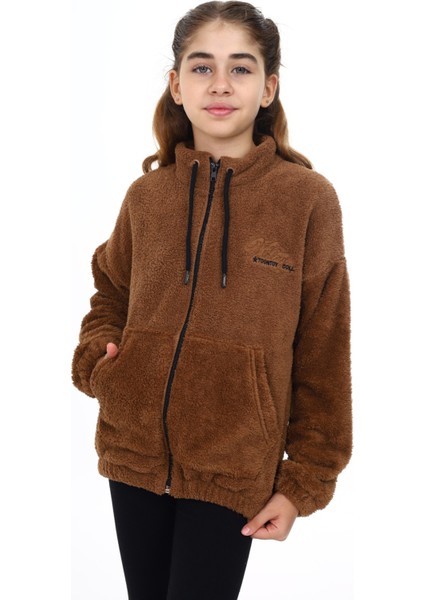 Kız Çocuk Nakışlı Peluş Hırka fiyatları