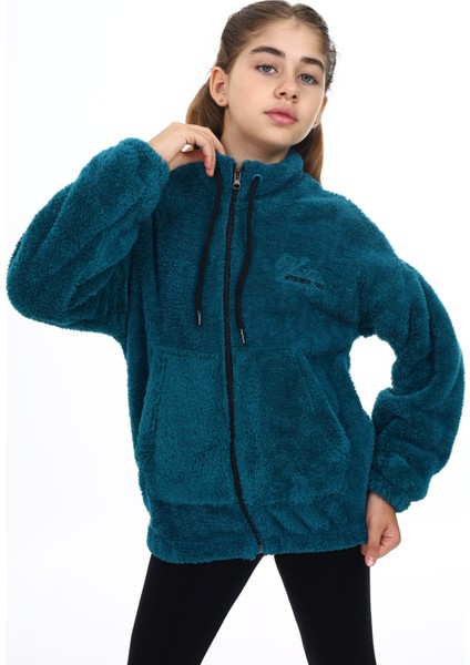 Kız Çocuk Nakışlı Peluş Hırka fırsatları