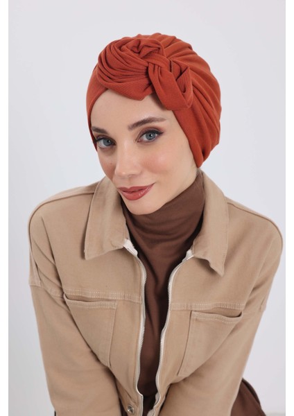 Kuyruklu Kışlık Tesettür Bone,B-49RB