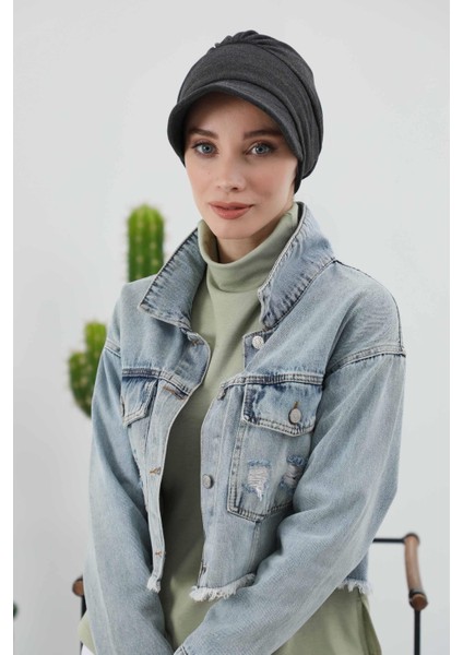 Siperlikli Kışlı Şapka Bone,B-73RB