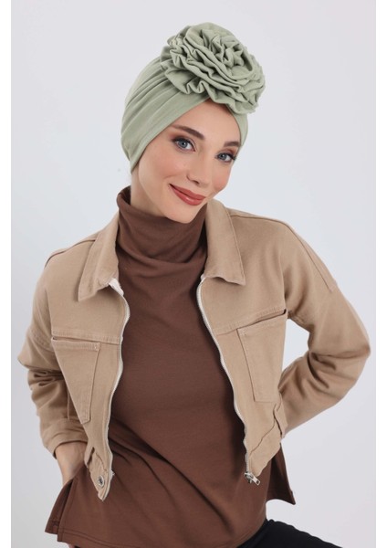 Güllü Kışlık Bone Türban,B-21RB