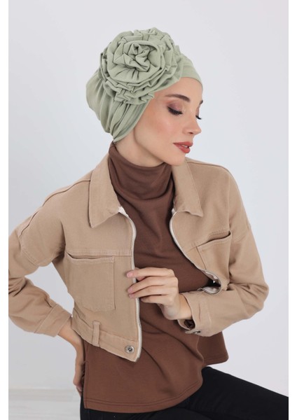 Güllü Kışlık Bone Türban,B-21RB