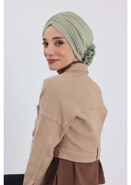 Güllü Kışlık Bone Türban,B-21RB