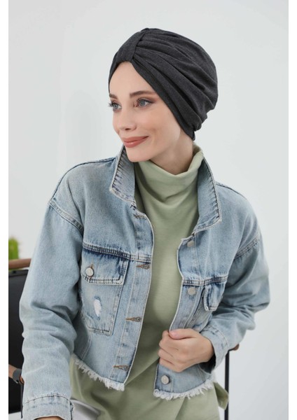 Ön Kemer Detaylı Kışlık Bone,B-68RB