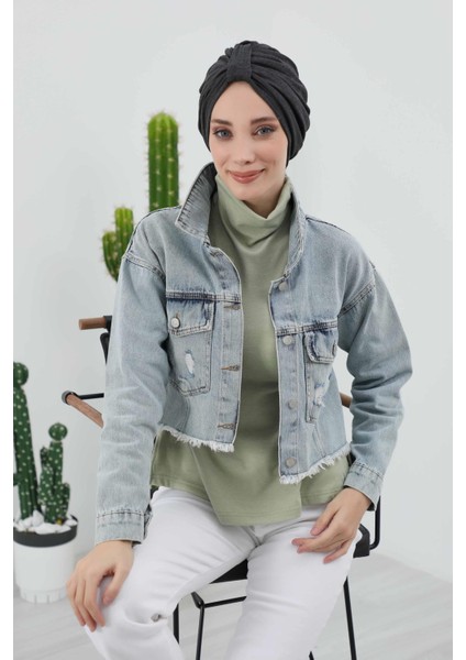 Ön Kemer Detaylı Kışlık Bone,B-68RB