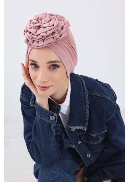 Güllü Kışlık Bone Türban,B-21RB