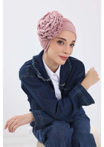 Güllü Kışlık Bone Türban,B-21RB