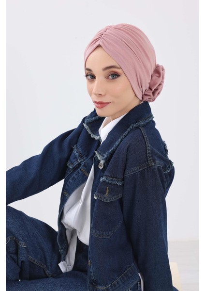 Güllü Kışlık Bone Türban,B-21RB