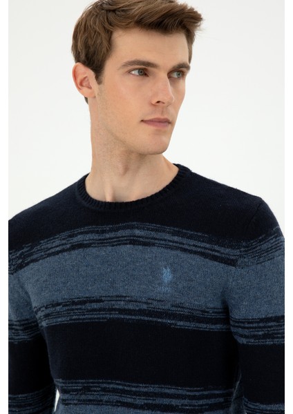 Erkek Koyu Mavi Kazak /Triko 50293115-VR032 fiyatları