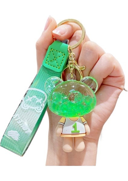 3 Yaratıcı Akrilik Yağ Içine Anahtarlık Kolye Sevimli Karikatür Çift Araba Anahtarl (Yurt Dışından)